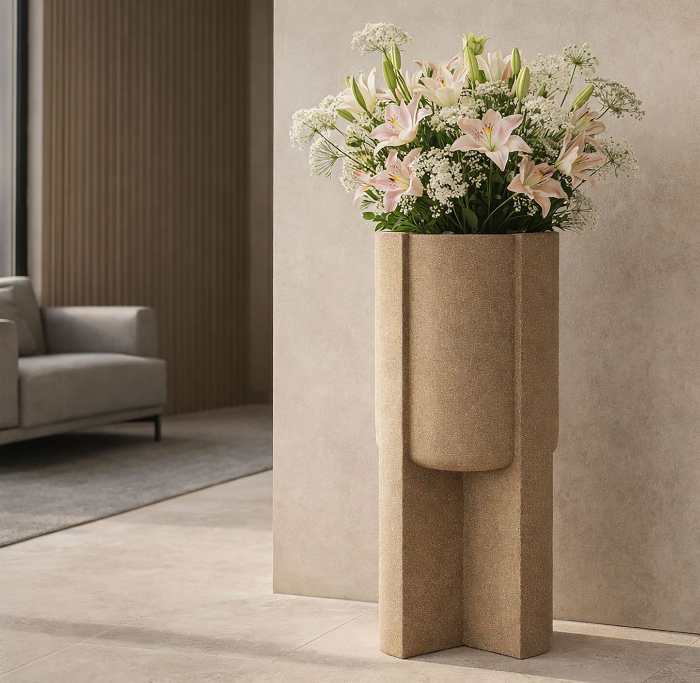 Vaas Moai Outdoor Vase Holder Ø 39×80,5 cm