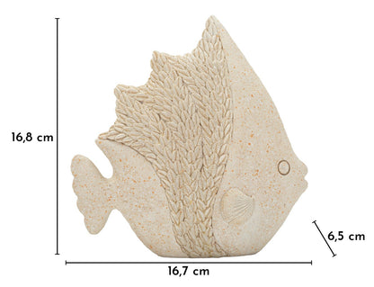 Decoratie Fish Sand 16,7×6,5×16,8 cm