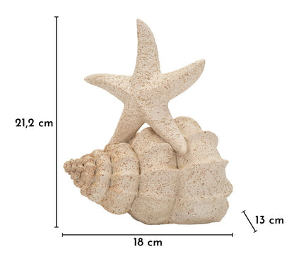 Decoratie Star Fish Sand 18×13×21,2 cm