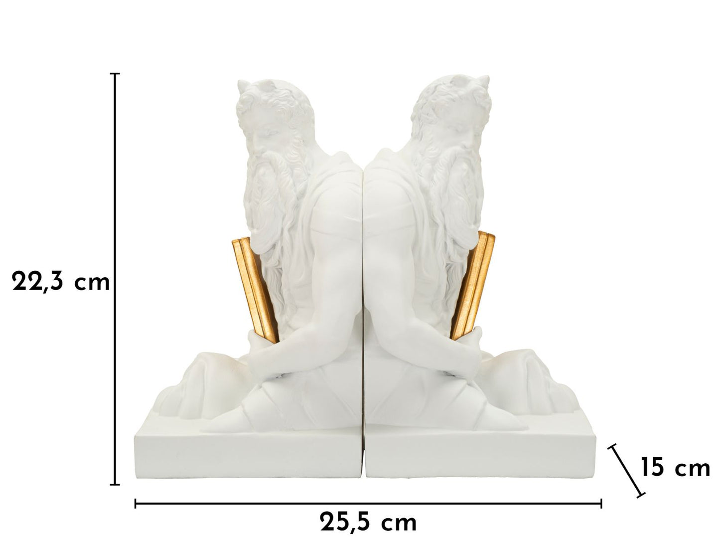 Decoratie Book End Poseidone 25,5×15×22,3 cm