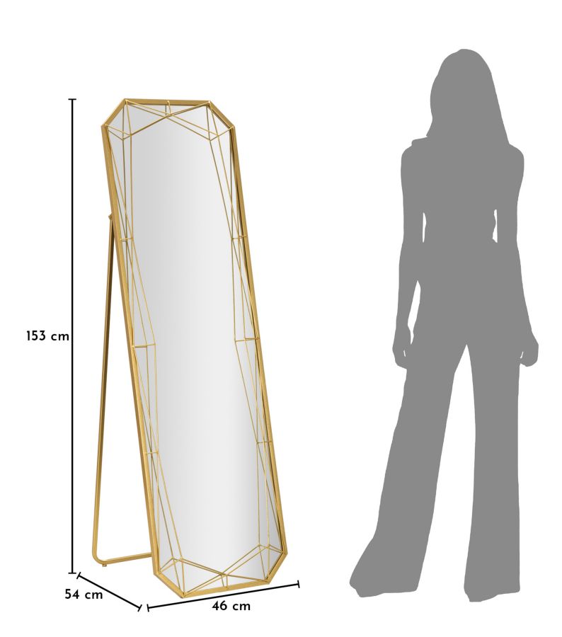 Spiegel Gold 46×2 cm