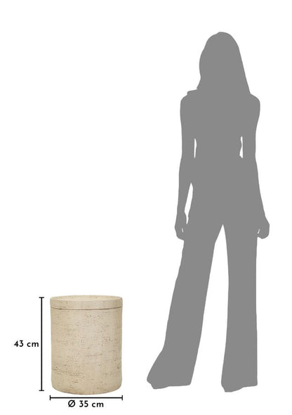 Bijzettafel Antic End Table Cm Ø 35×43 cm