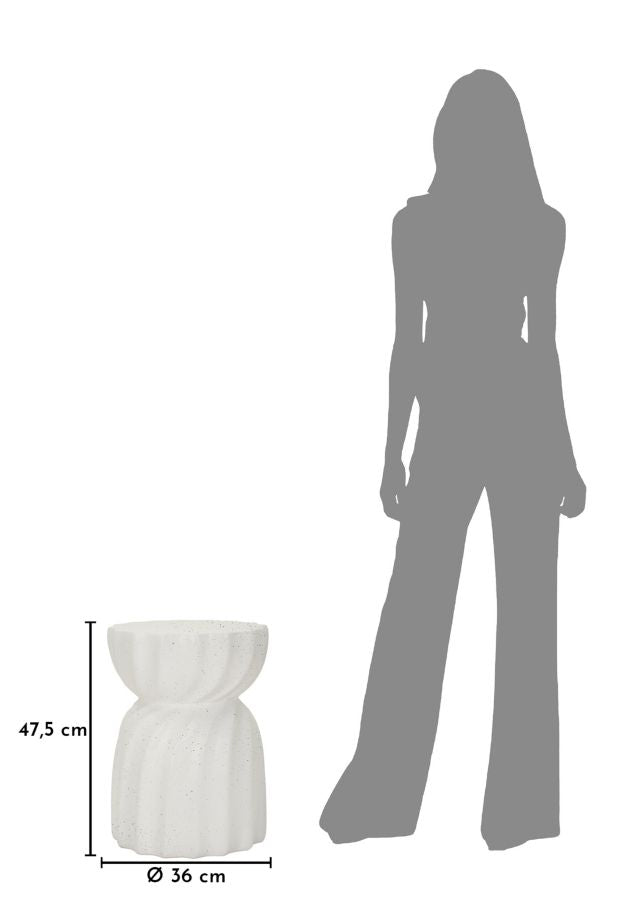 Bijzettafel Twisty End Table Ø 36×47,5 cm