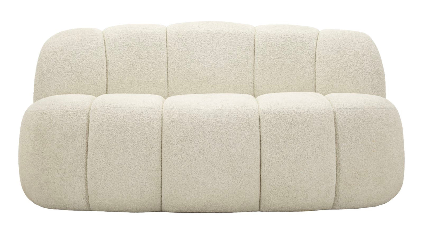 Bank Ball 2 Seat Sofa' White 145×80×69 cm