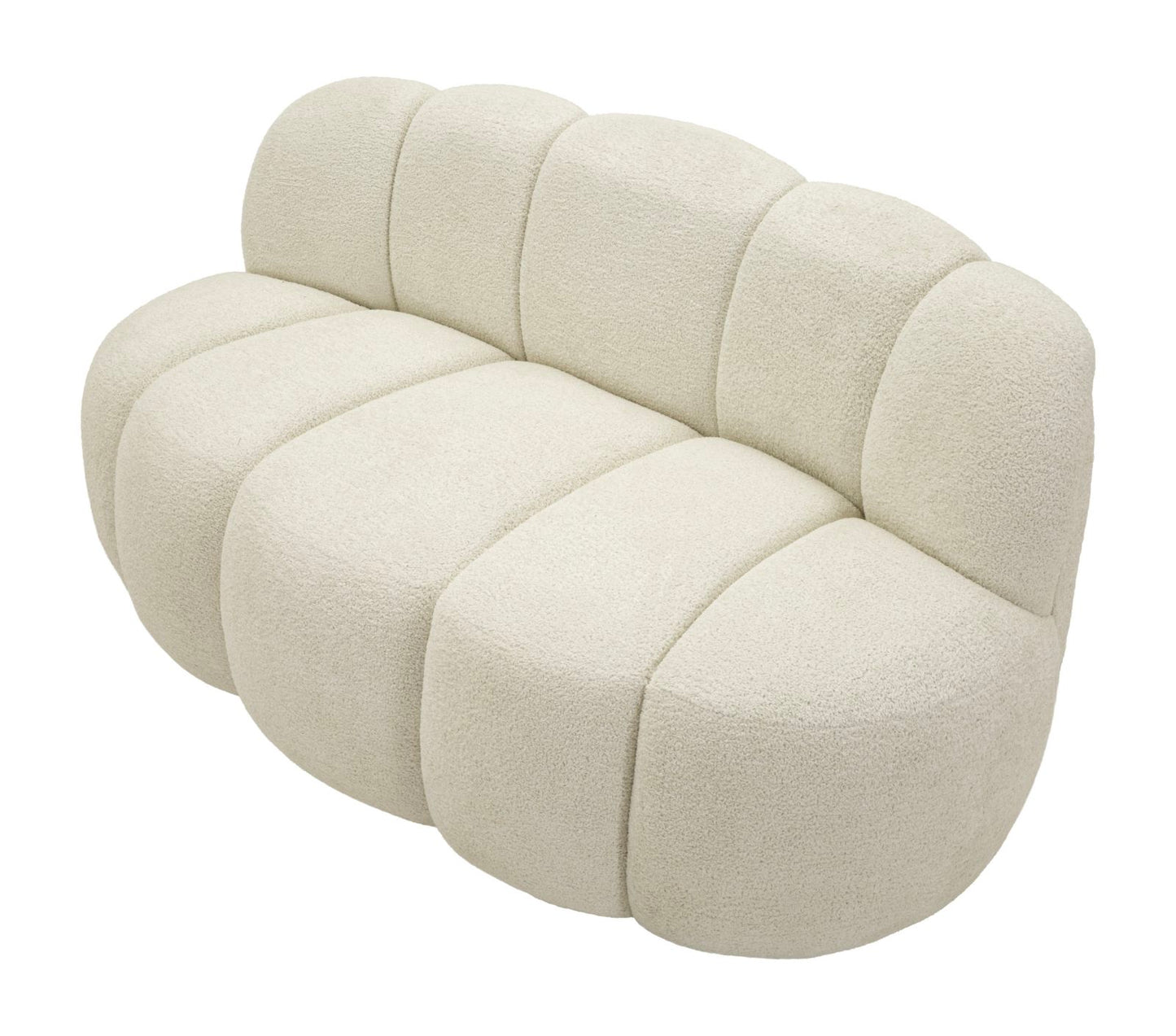 Bank Ball 2 Seat Sofa' White 145×80×69 cm