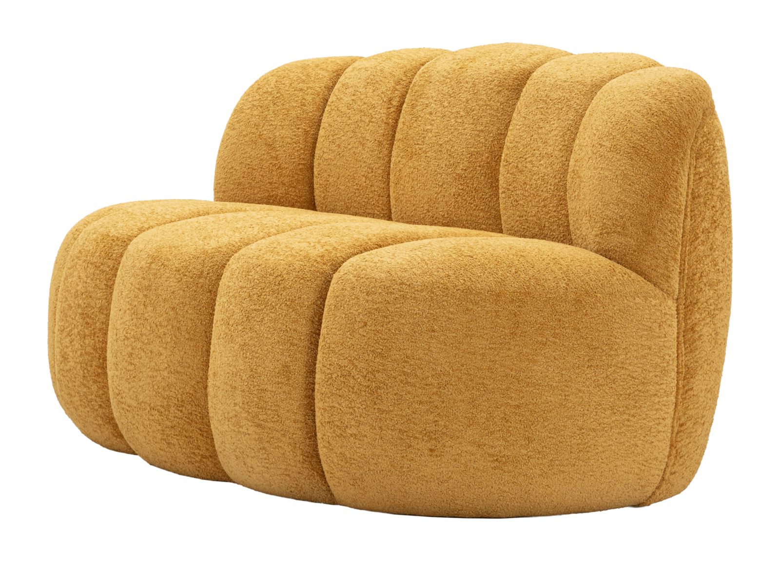 Bank Ball 2 Seat Sofa' Mustard 145×80×69 cm