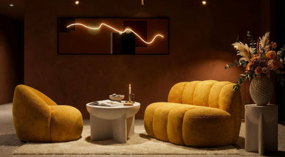Fauteuil Ginevra Armchair Mustard 81×78×64 cm