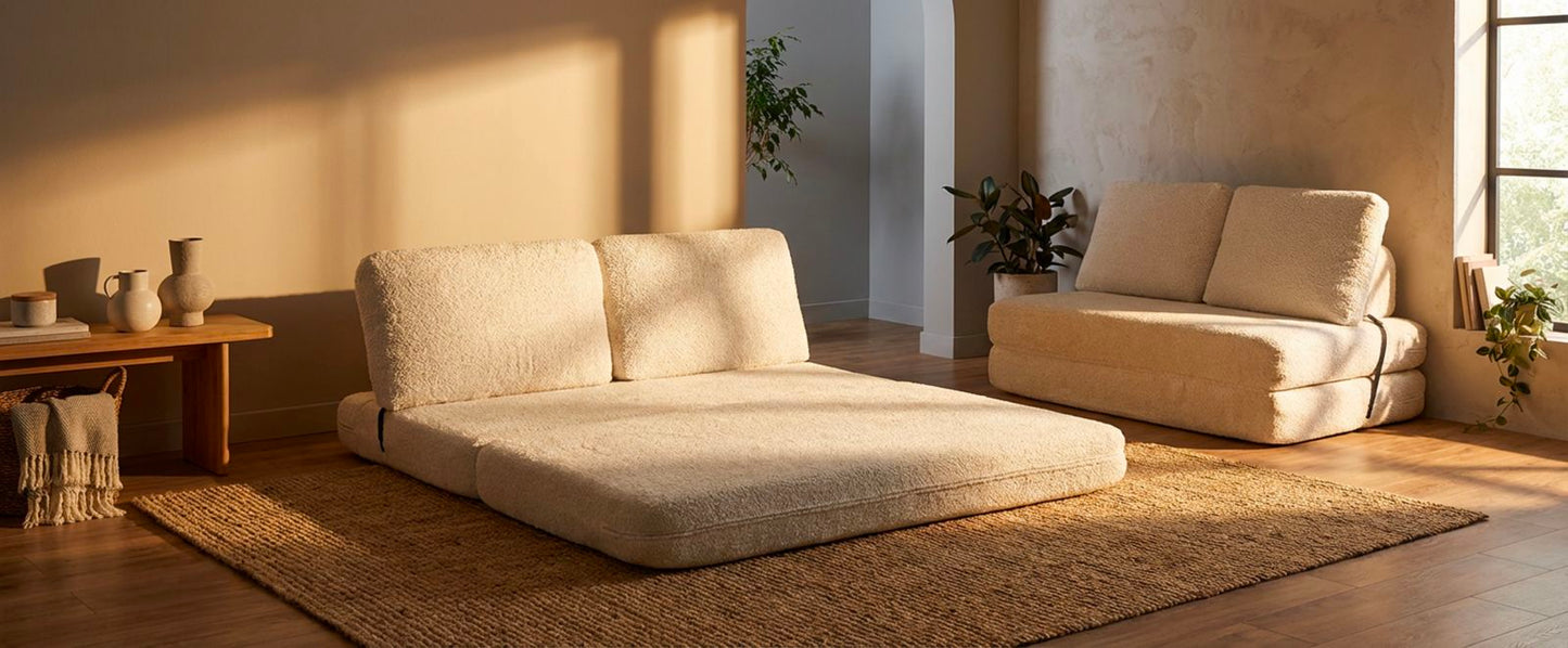 Slaapbank Faster Sofa/bed White 150×100×80 cm
