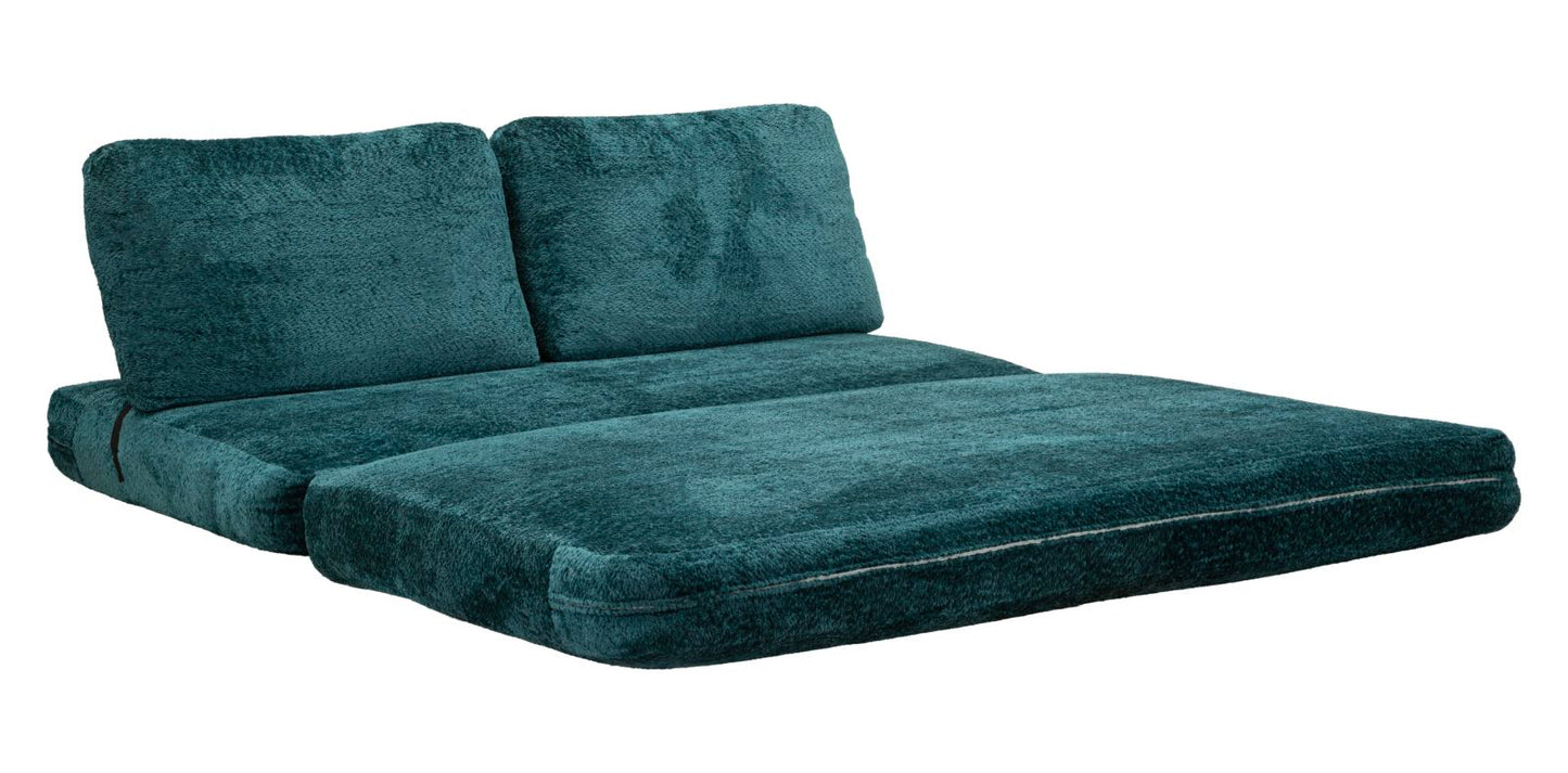 Slaapbank Faster Sofa/bed Teal 150×100×80 cm