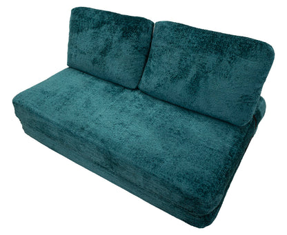 Slaapbank Faster Sofa/bed Teal 150×100×80 cm