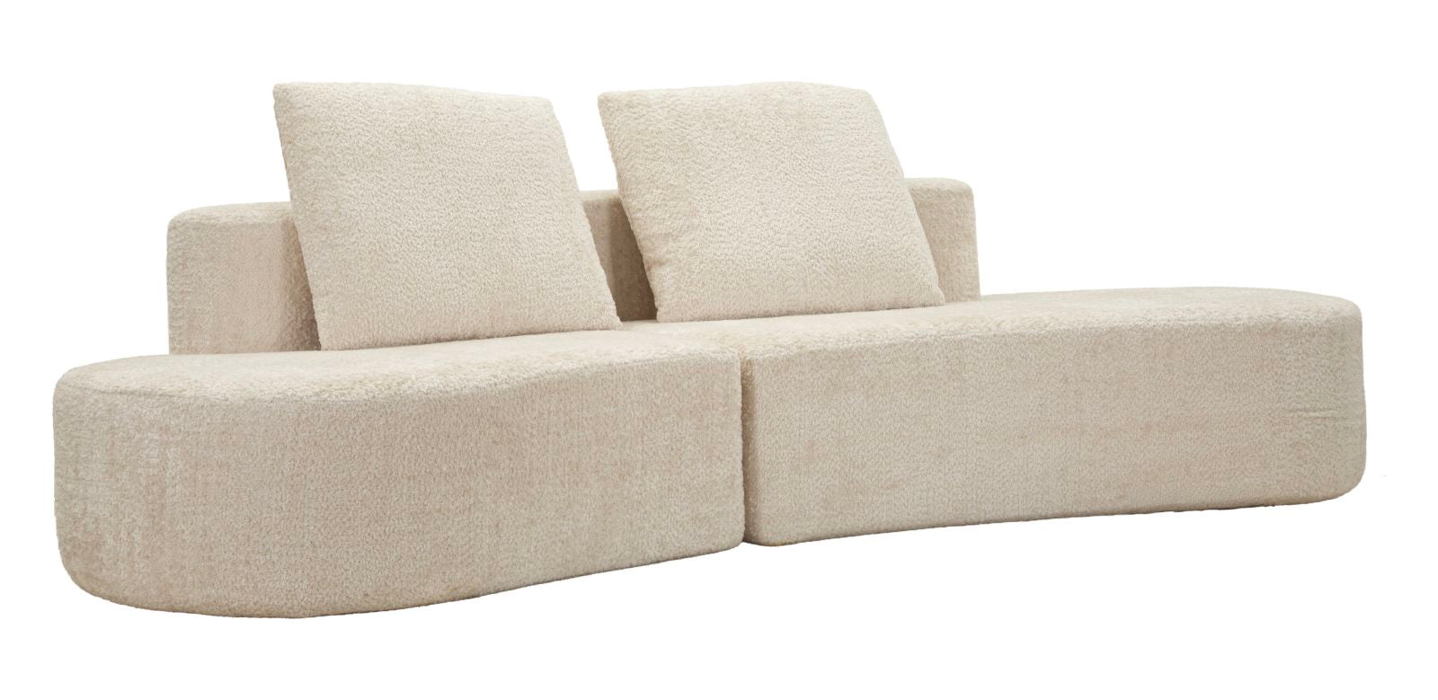 Slaapbank Island Sofa' White 238×92×78 cm