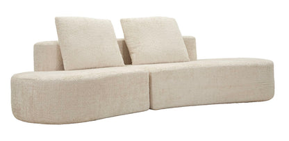 Slaapbank Island Sofa' White 238×92×78 cm