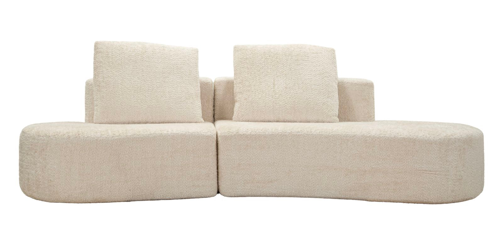 Slaapbank Island Sofa' White 238×92×78 cm