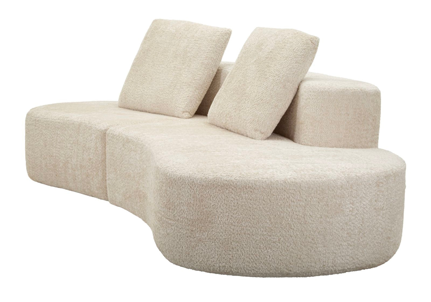 Slaapbank Island Sofa' White 238×92×78 cm