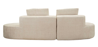 Slaapbank Island Sofa' White 238×92×78 cm