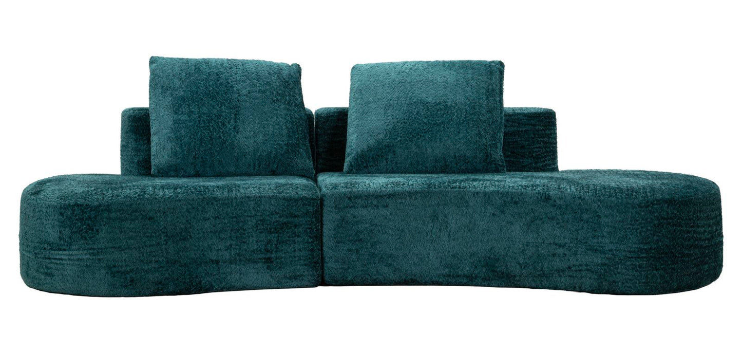Slaapbank Island Sofa' Teal 238×92×78 cm