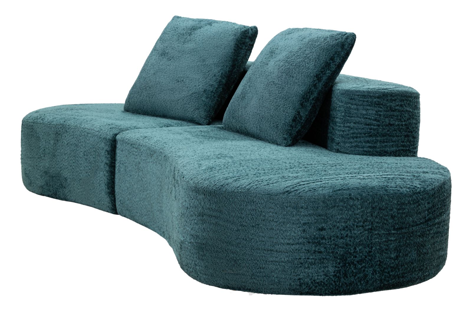 Slaapbank Island Sofa' Teal 238×92×78 cm