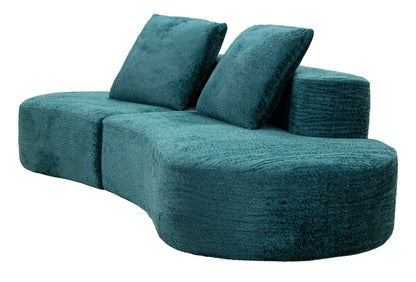 Slaapbank Island Sofa' Teal 238×92×78 cm