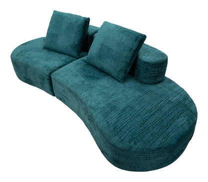 Slaapbank Island Sofa' Teal 238×92×78 cm
