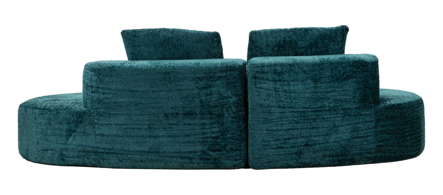 Slaapbank Island Sofa' Teal 238×92×78 cm