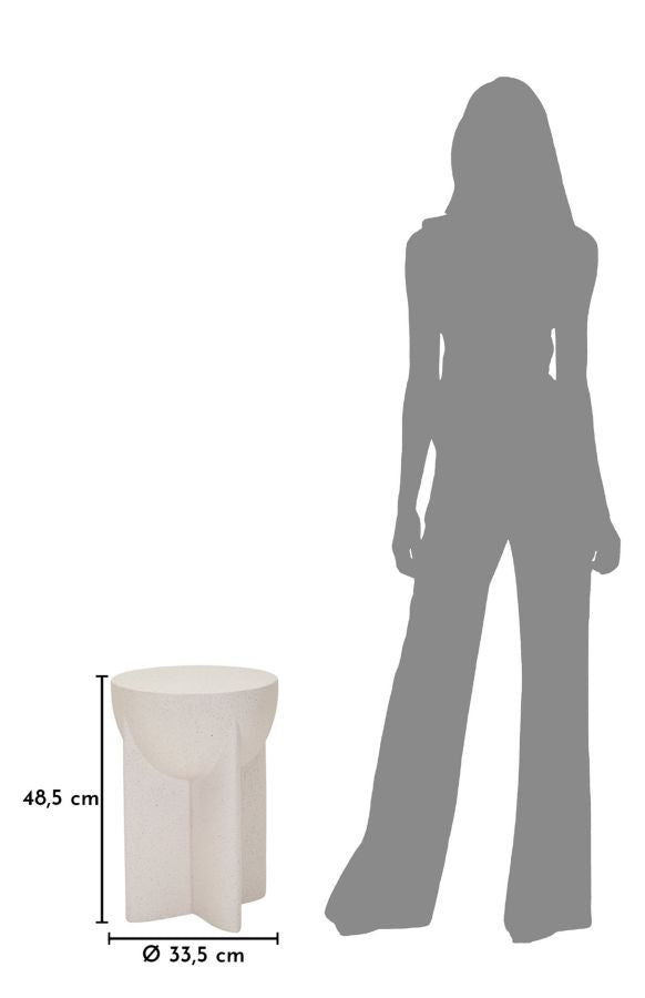 Bijzettafel History End Table Ø 33,5×48,5 cm