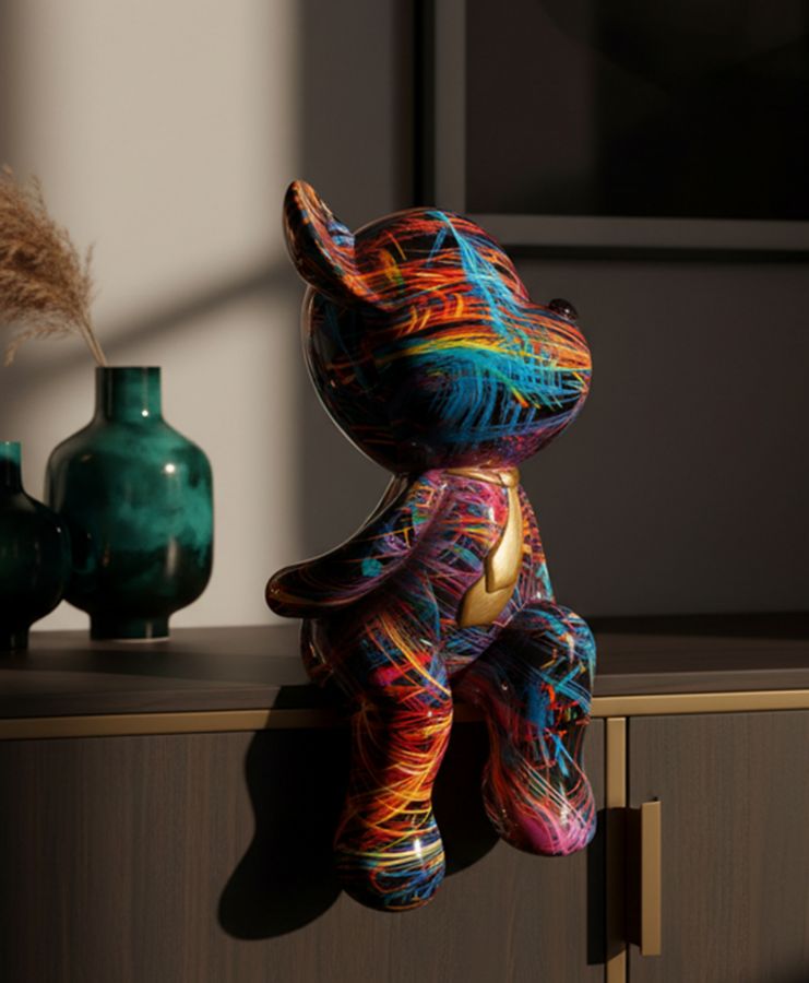 Decoratie Orsetto Psyco -a- 10,5×12×23,5 cm