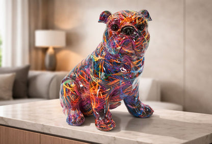 Decoratie Bull Dog Psyco 21,5×15,5×21 cm