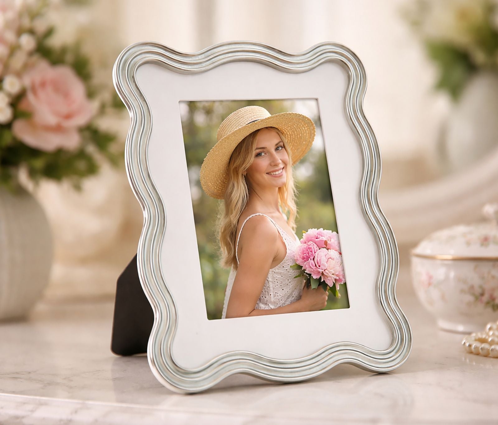 Fotolijst Elizabeth Light Blue 17,5×1,3×22,5 cm