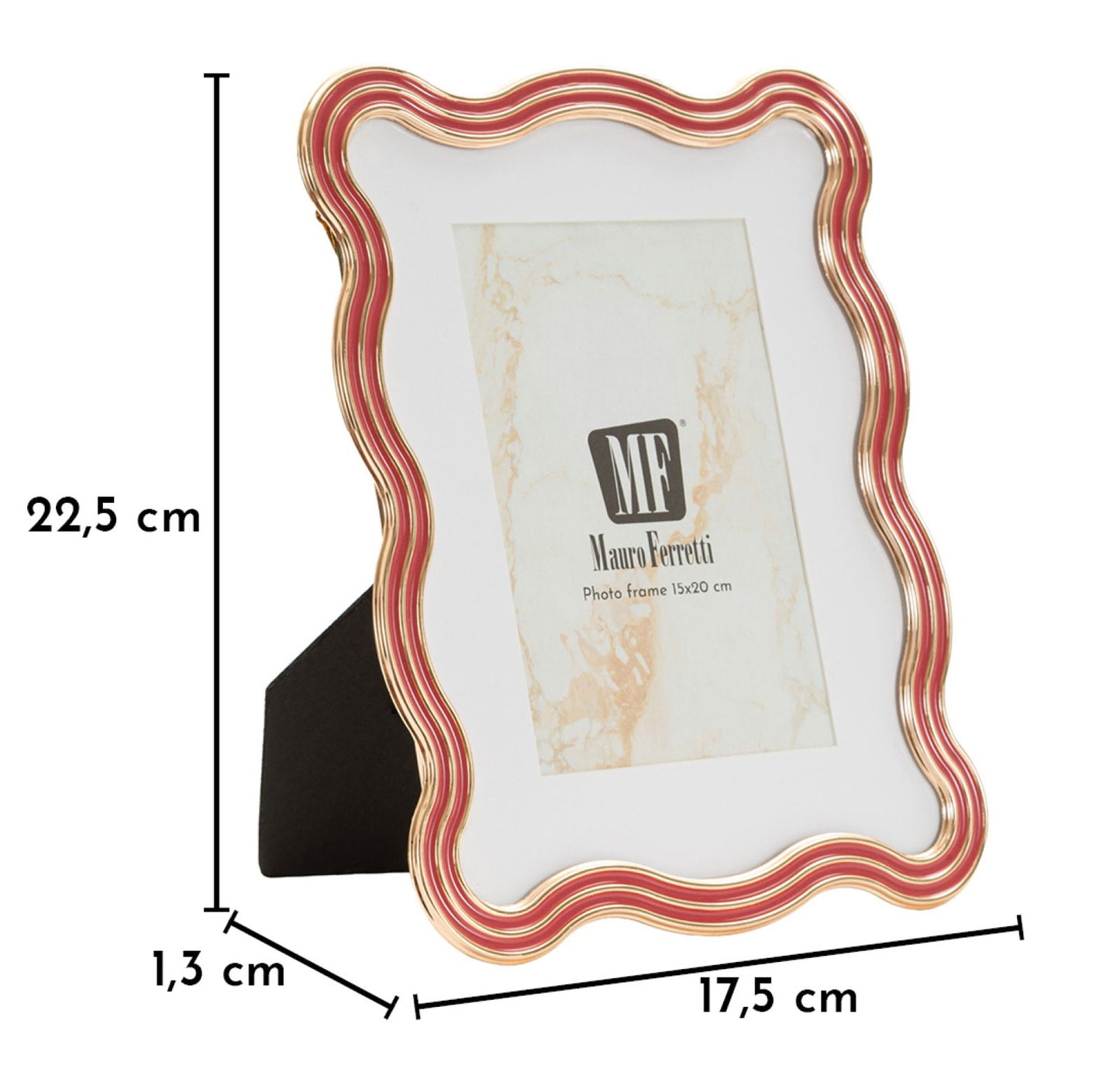 Fotolijst Elizabeth Red 17,5×1,3×22,5 cm