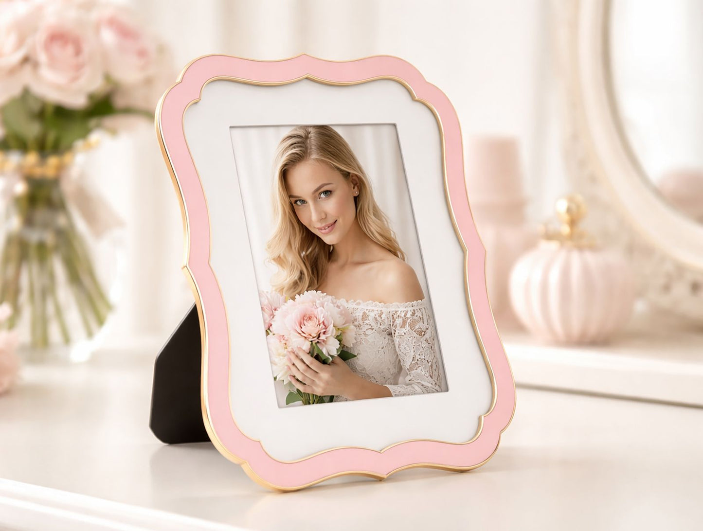 Fotolijst Margot Pink 17×1,4×21,9 cm