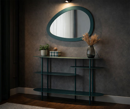 Spiegel Saturno Teal 71×1,5×48 cm