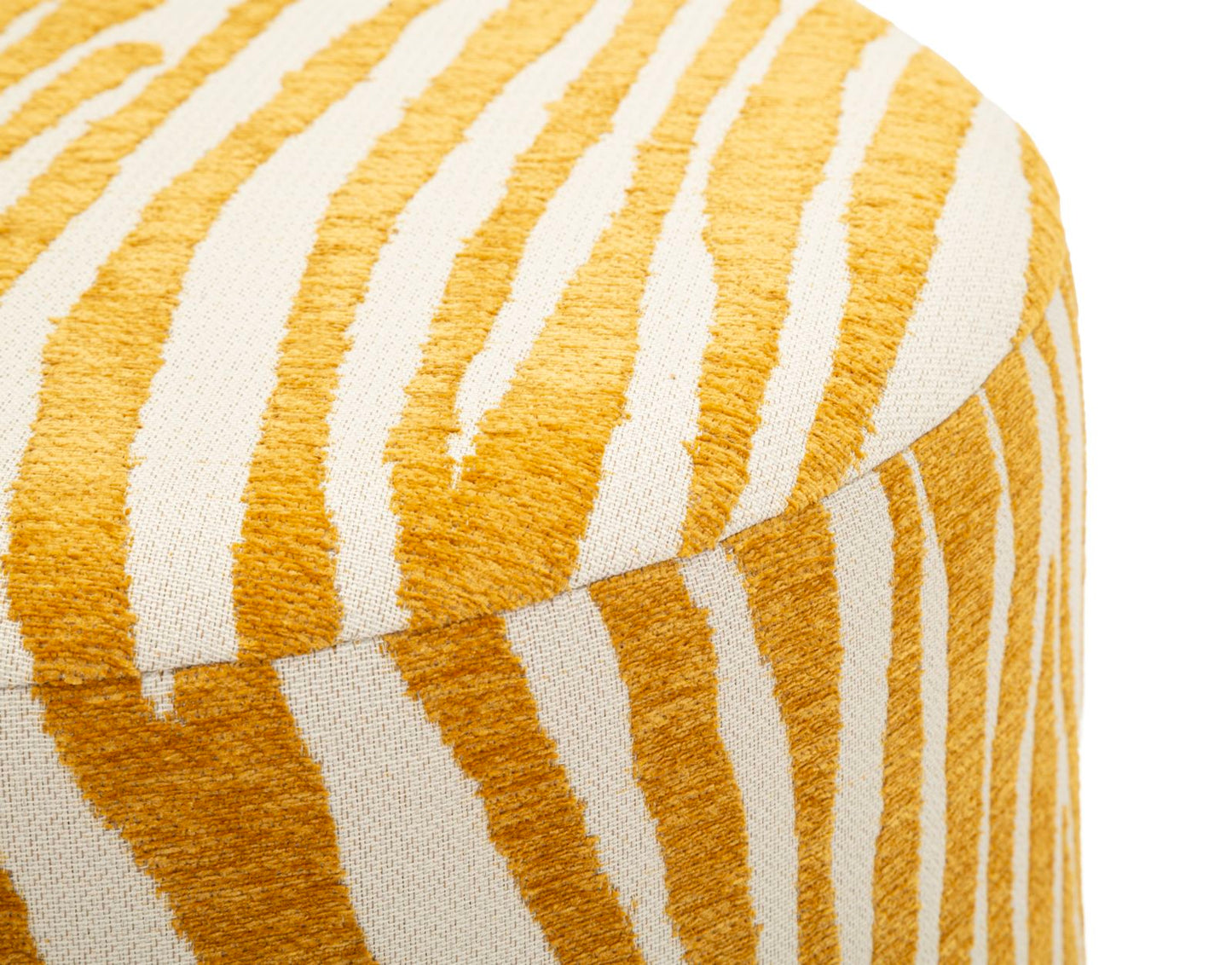 Poef Savana Pouf Mustard Ø 40×40 cm