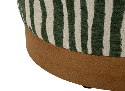 Poef Savana Pouf Green Ø 40×40 cm