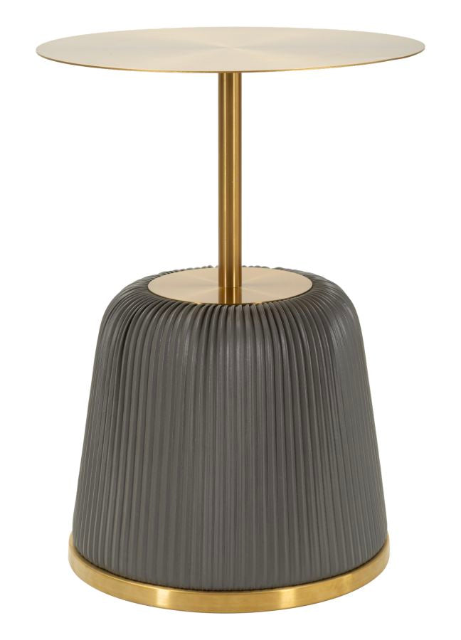 Bijzettafel Egle End Table Grey Ø 40×55 cm