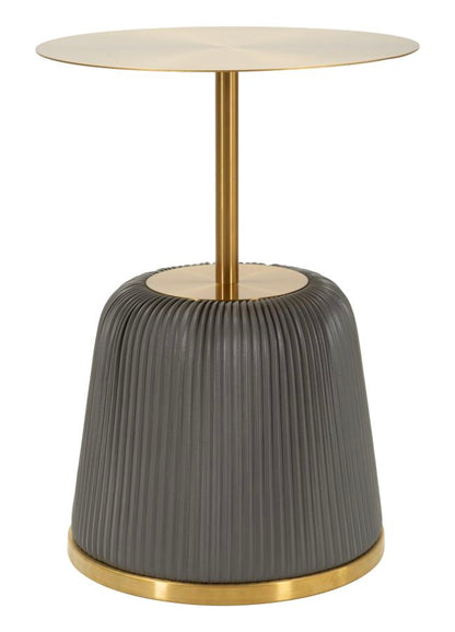 Bijzettafel Egle End Table Grey Ø 40×55 cm