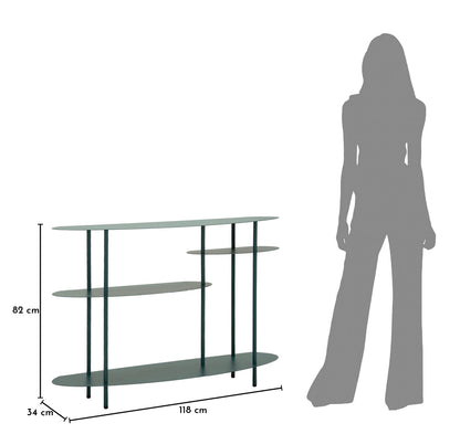 Consoletafel Saturn Console Plus Dove Teal 118×34×82 cm