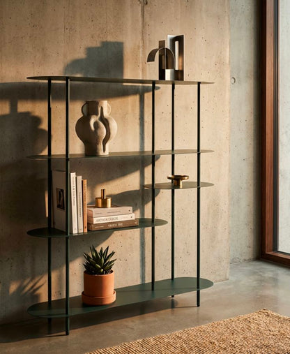Boekenkast Saturn Book Shelf Dove Tealcm 118x31x139