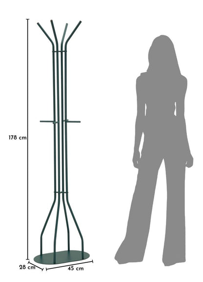 Decoratie Saturn Hang Clothes Teal 45×28×178 cm