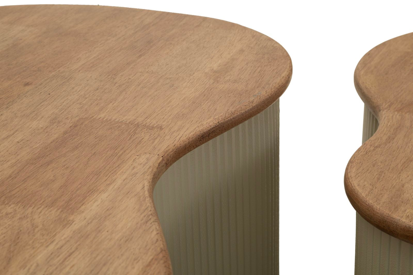 Salontafel Frankfurt Coffee Table White Set 2 Pcs 87×53×32 cm