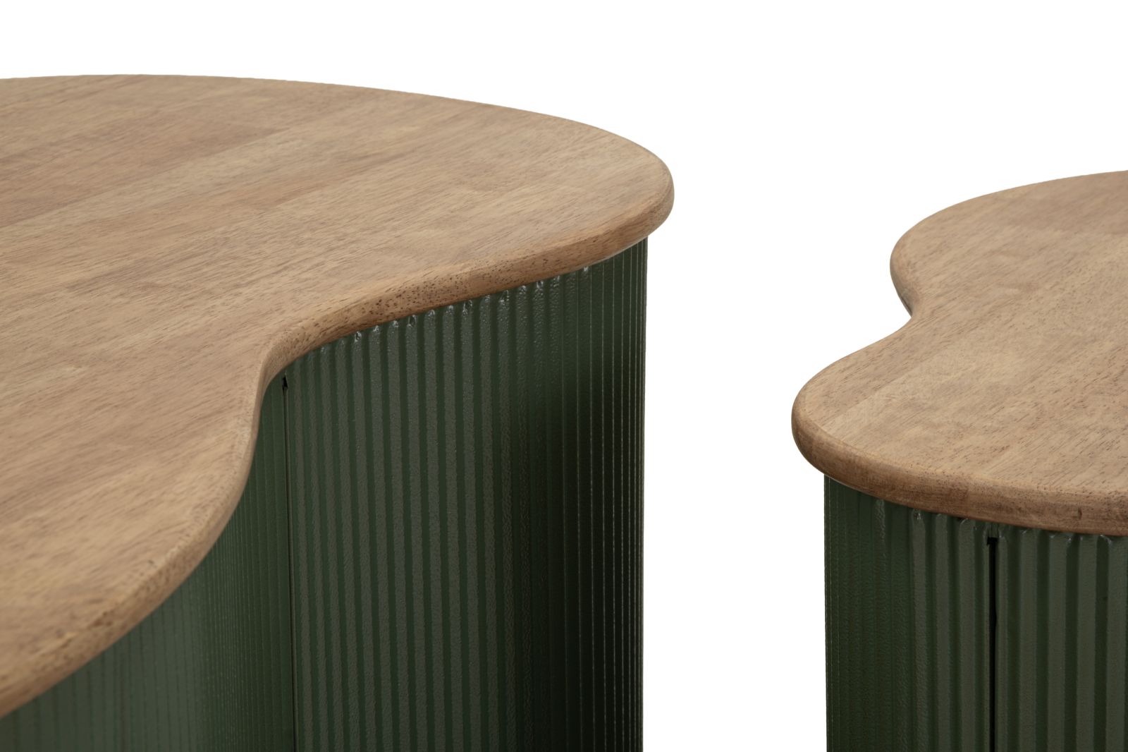 Salontafel Frankfurt Coffee Table Green Set 2 Pcs 87×53×32 cm