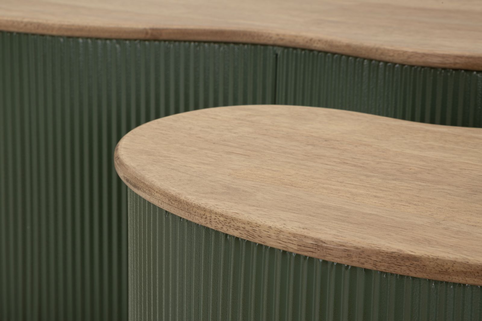 Salontafel Frankfurt Coffee Table Green Set 2 Pcs 87×53×32 cm