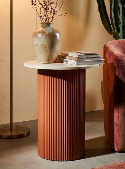 Bijzettafel Frankfurt Marble End Table 35×37×53 cm