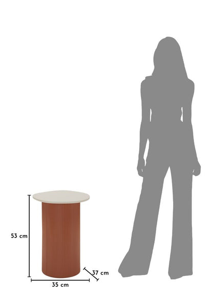 Bijzettafel Frankfurt Marble End Table 35×37×53 cm