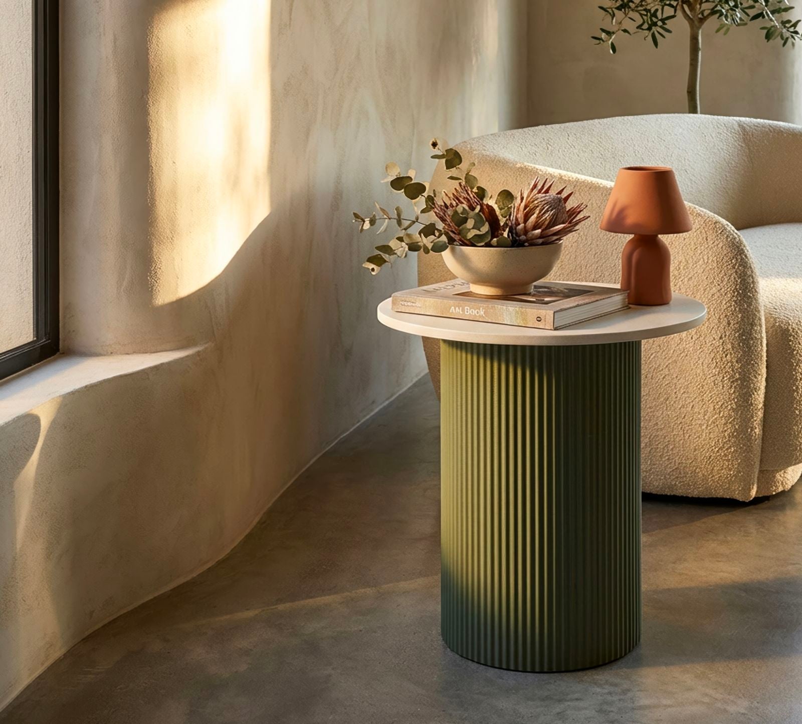 Bijzettafel Frankfurt Marble End Table 40×42×45 cm