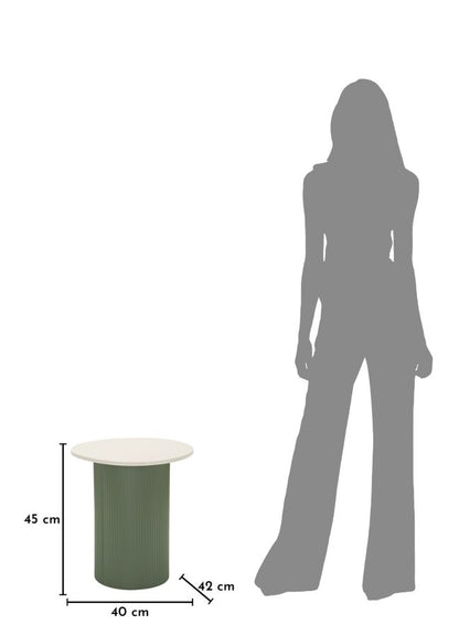 Bijzettafel Frankfurt Marble End Table 40×42×45 cm