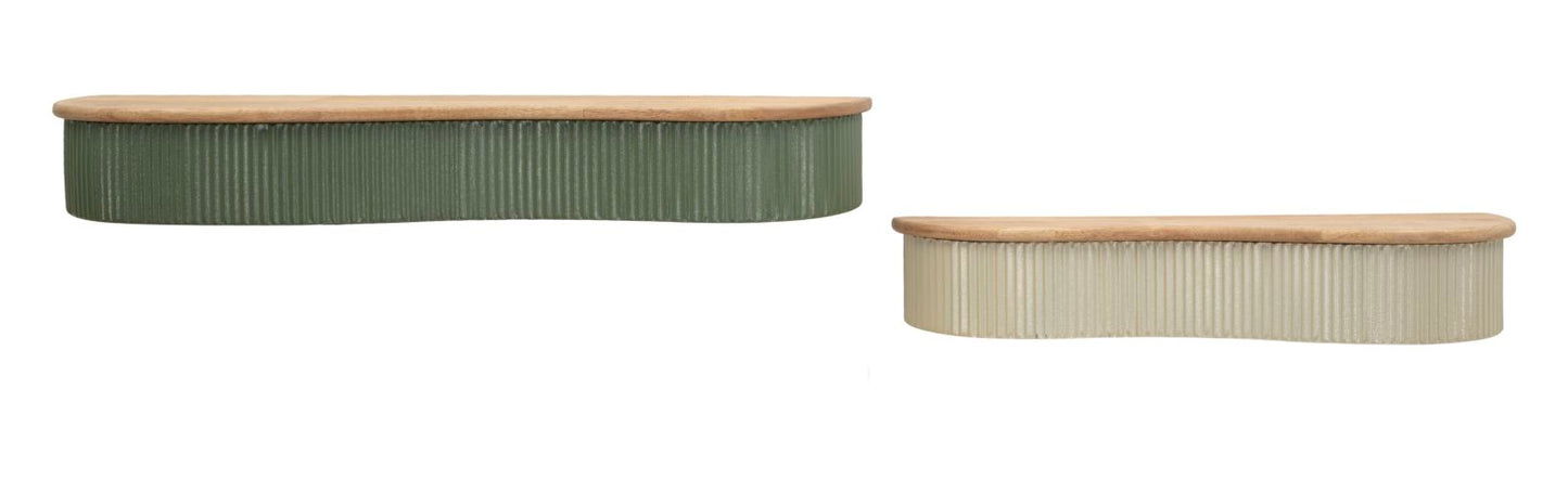 Wandplank Frankfurt Shelves Set 2 Pcs 86×18×12 cm
