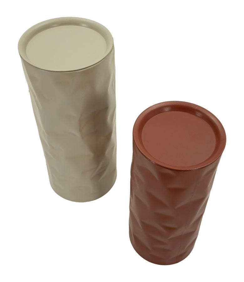 Bijzettafel Norimberga End Table Set 2 Pcs Ø 30×70 cm