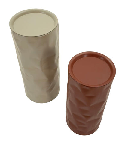 Bijzettafel Norimberga End Table Set 2 Pcs Ø 30×70 cm