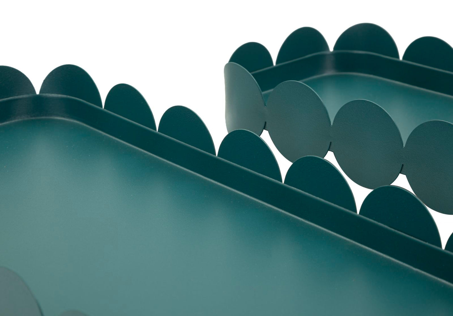 Dienblad Saturn Tray Rect. Teal Set 2 Pcs 40×16,5×4,5 cm