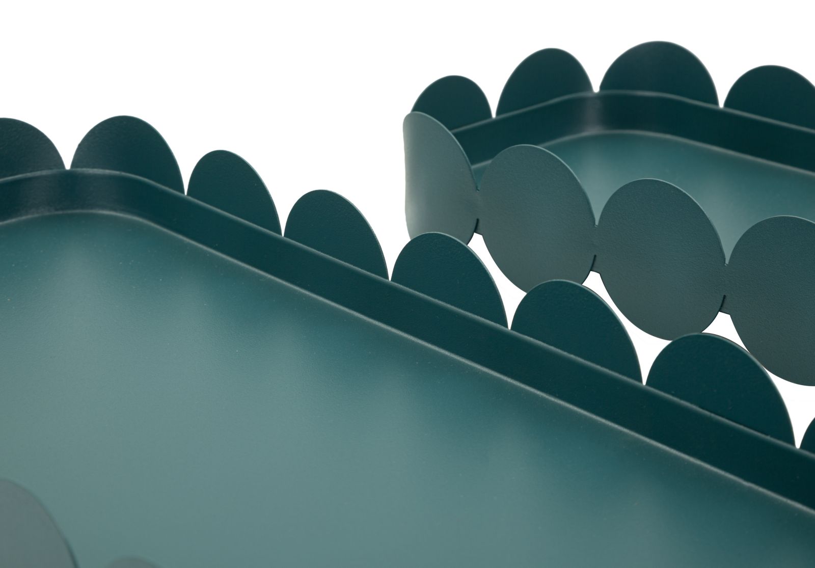 Dienblad Saturn Tray Rect. Teal Set 2 Pcs 40×16,5×4,5 cm